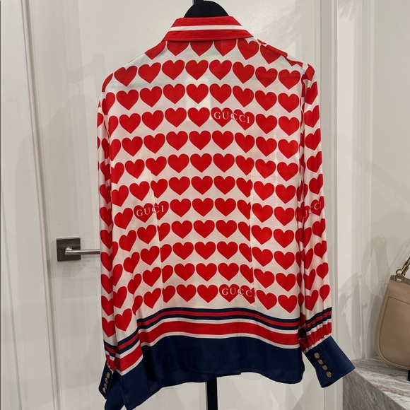Gucci Hearts Blouse - Picture 2 of 2